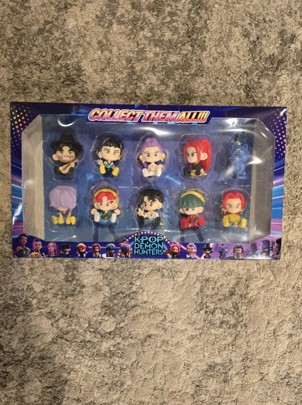 K-Pop Demon Hunters Kids Toy Figure Set - Multi-Color